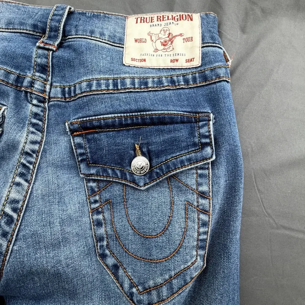 True Religion Ricky Relaxed Straight Jeans Men’s 28 Blue